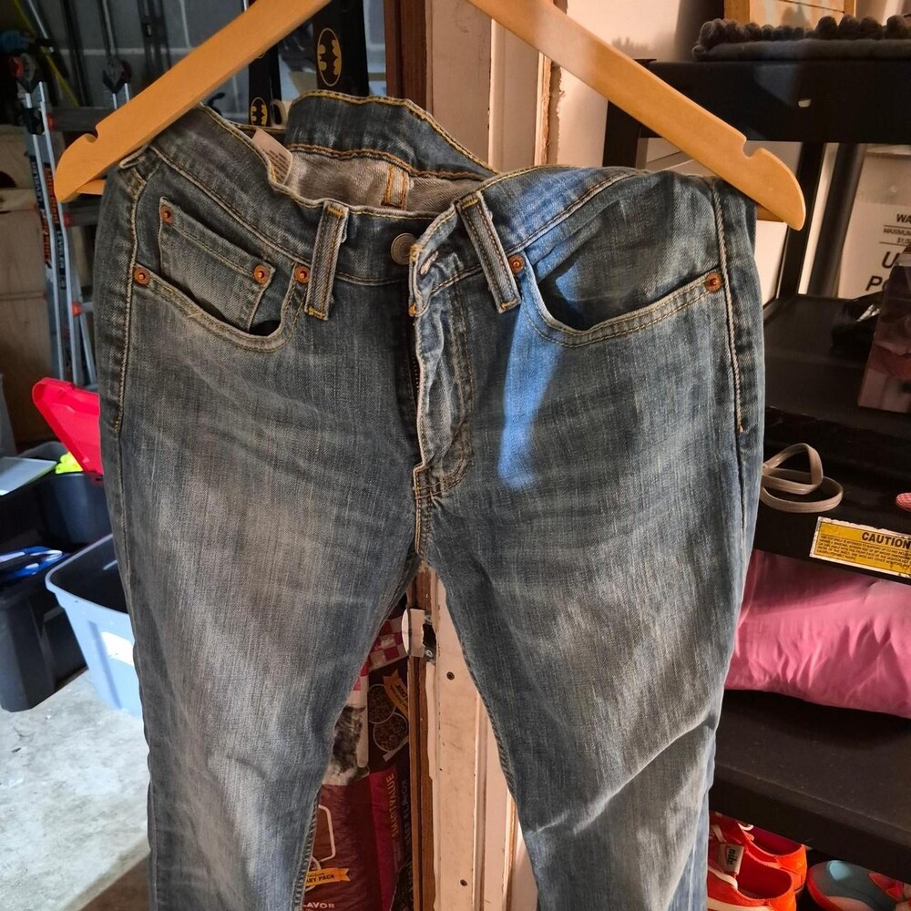 Levi's 514 blue jeans size 29x30 #denim #classic